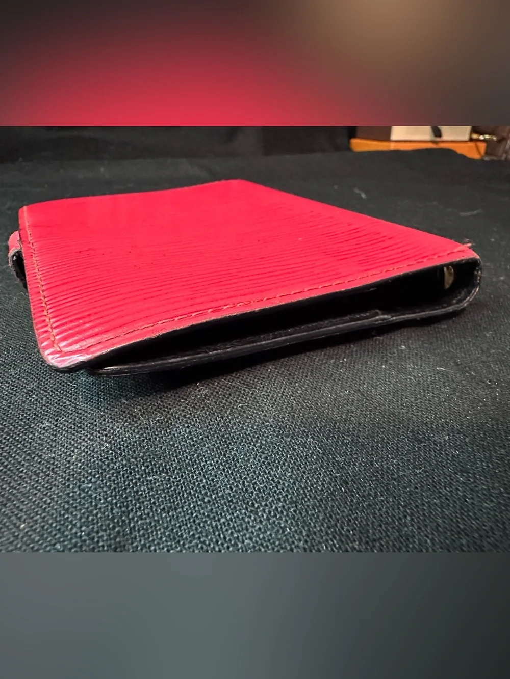 Louis Vuitton Pink Red Epi Agenda/Planner/Passport Cover PM